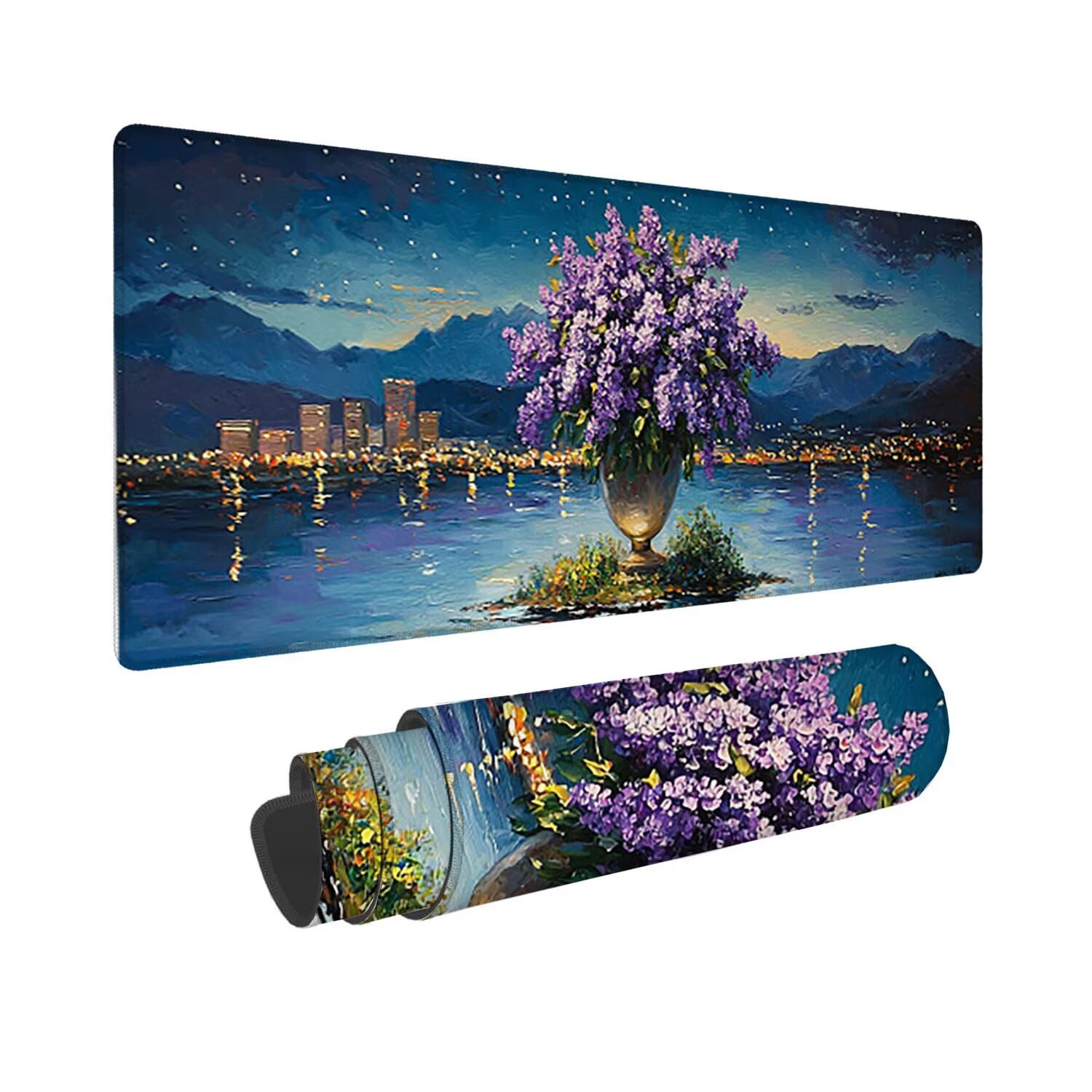 Podkładka pod mysz do gier, 1200 x 400 mm XXL Podkładka pod mysz do gier, duża, antypoślizgowa wodoodporna, rozszerzona długa podkładka pod mysz do klawiatury XXL, akcesoria biurowe, do gier