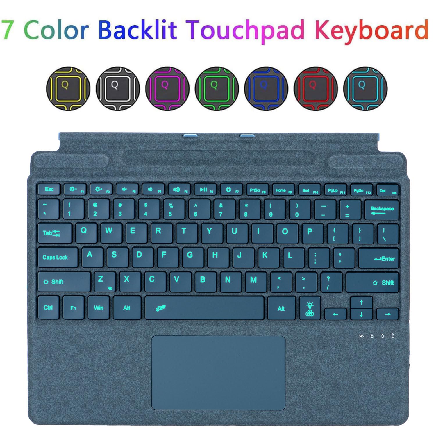 Amazon.co.jp: HEKUEUN Type Cover for Microsoft Surface Go 4 2023