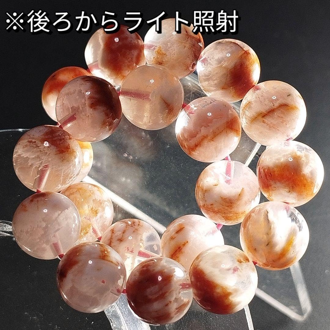 Amazon.co.jp: レッド オレンジセリサイトインクォーツ