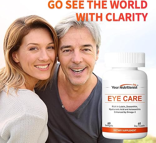 Miniatura 7 de Cápsulas blandas para el cuidado de los ojos, luteína, zeaxantina, astaxantina, ácido hialurónico, Omega 3 (EPA, DHA), zinc, cobre, vitamina C y E,