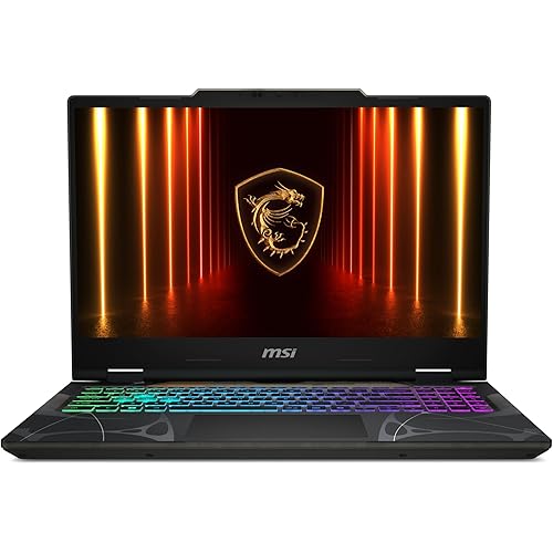 MSI Cyborg 15 Thin & Light Gaming Laptop 15.6” FHD 144Hz – RTX 5060, Intel Core 5-210H, 16GB DDR5, 512GB SSD, Wi-Fi 6E, Windows 11, B2RWFKG-295US