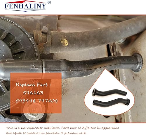 Miniatura 2 de Manguera de vacío 596163 compatible con algunos motores de gasolina pequeños pieza de repuesto 593998 797408-2 piezas