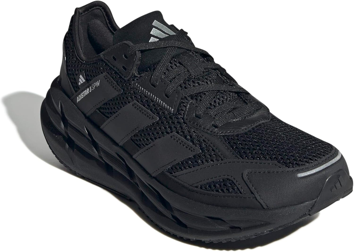 adidas Womens Adistar 3 Sportswear Lace Up Sneakers Shoes Casual - Black