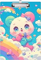 Vista 8 de Portapapeles de Moda, Portapapeles Decorativos de Madera Tamaño A4 Carta para Maestro, Enfermera, Doctor, Estudiante y Niños, Diseño Lindo