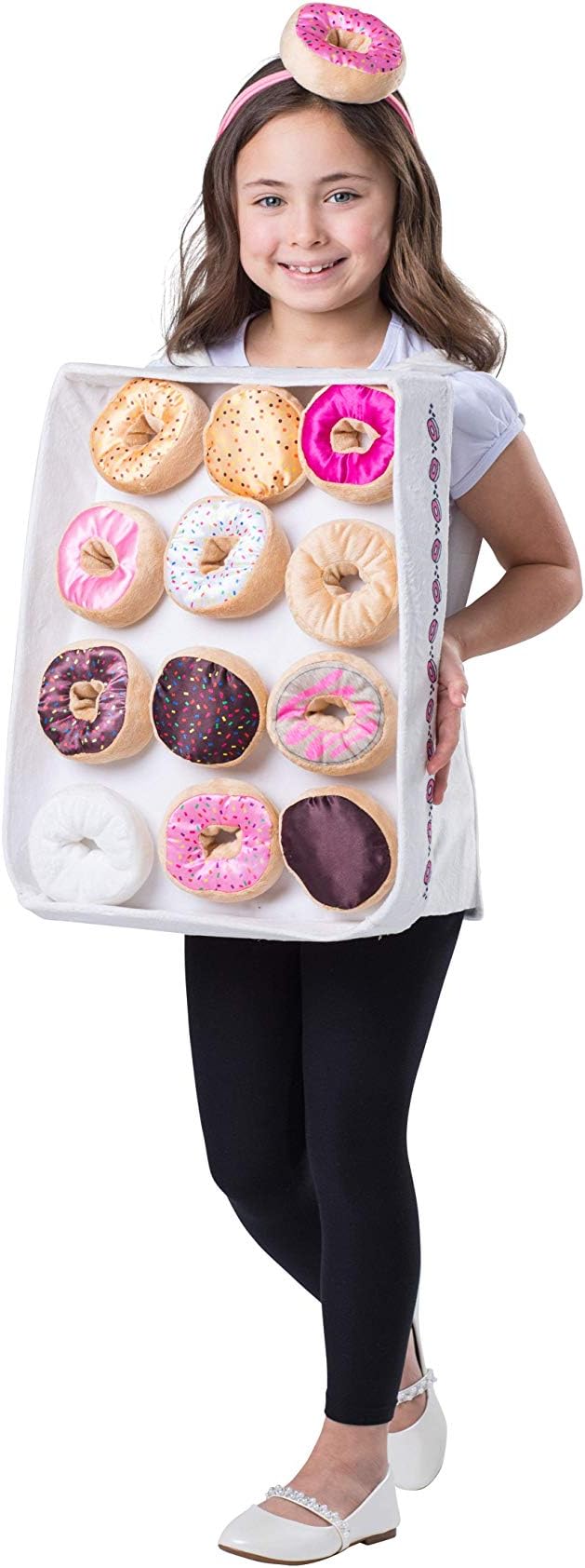 - Dress Up America Doughnut Box Costume for Kids - Donut Costume Set - Includes An Adorable Tunic and Headband