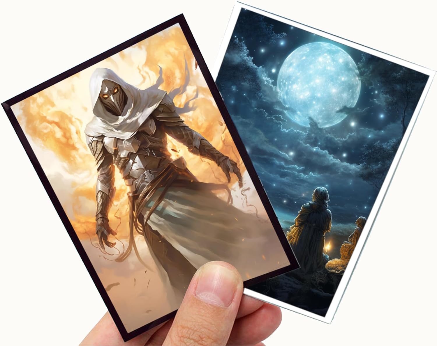 Custom Card Sleeves, Make Your Own Trading Collectible Card Protector, Compatible with Yugioh & Magic The Gathering – MTG, TCG, OCG