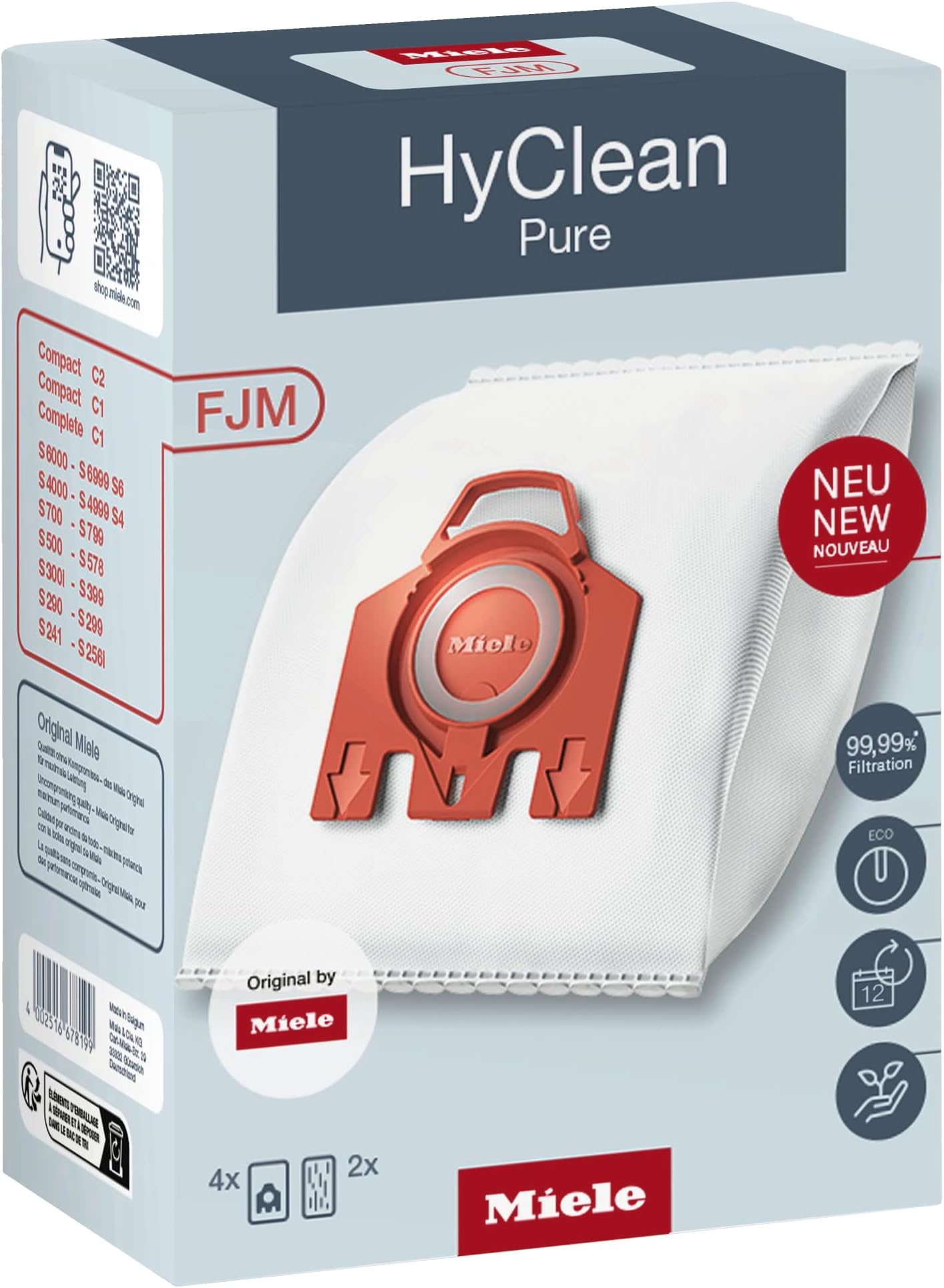 Miele Fjm Hyclean Dust Bags Type Fjm Hyclean Home