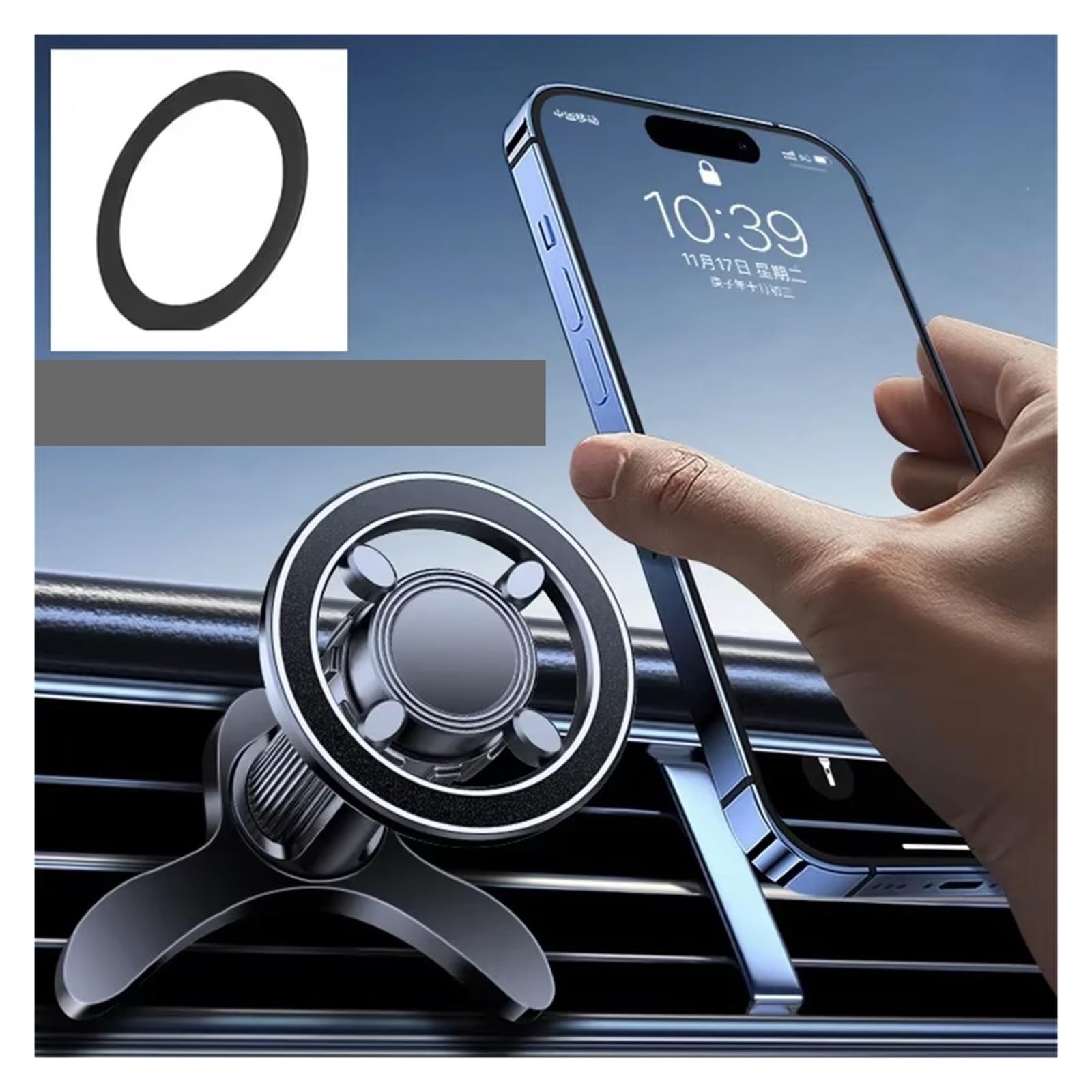 Per Xiaomi Supporto Universale Telefono Supporto Magnetico Per Auto Con Presa D'aria Macsafe Phone Stand È Adatto Porta Cellulare Auto