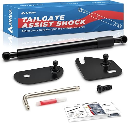 Vista 14 de ARANA Amortiguador de asistencia para portón trasero para Ford Ranger, 2019-2024 Ford Ranger Accesorios de apertura suave para portón trasero, 43206