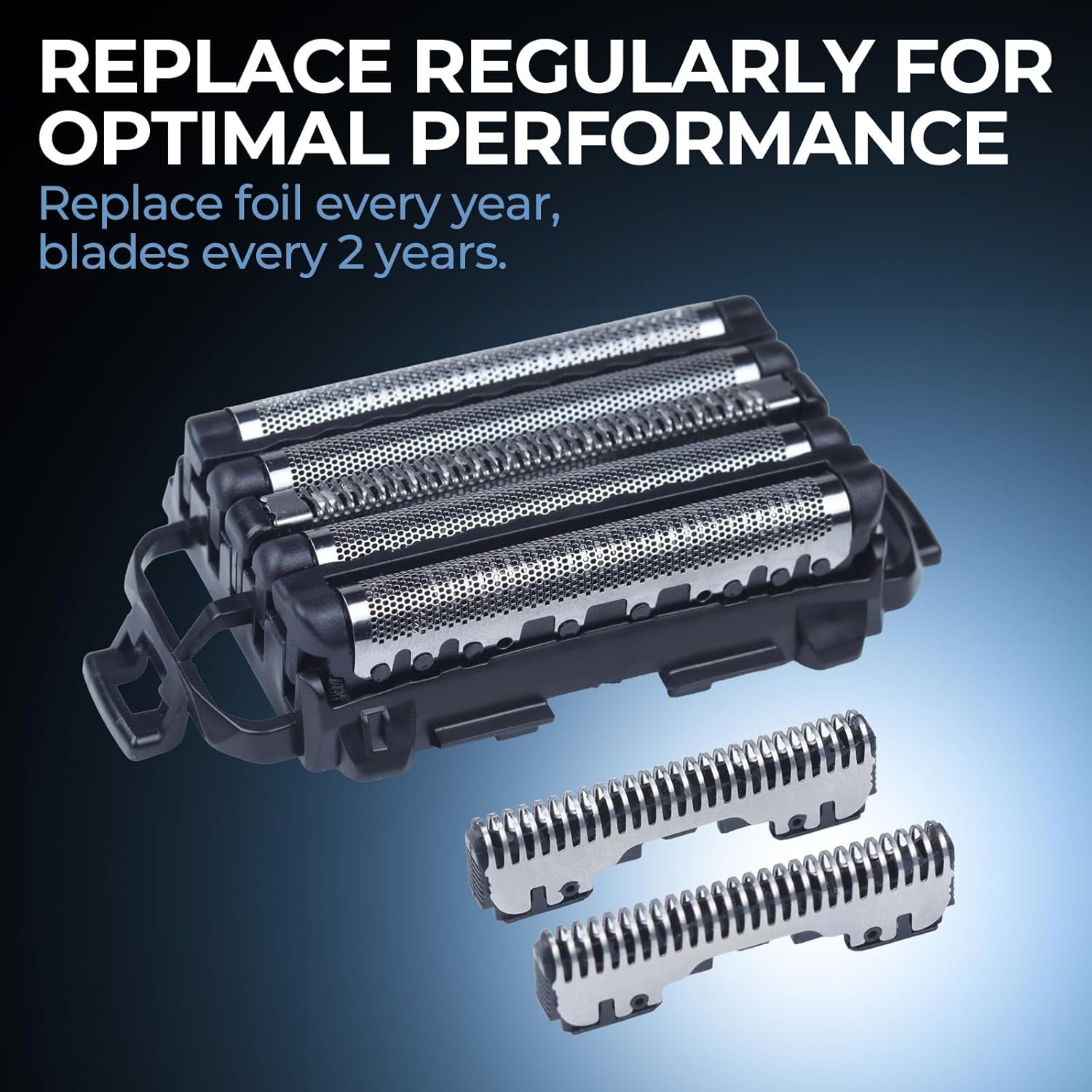 Replacement Blades and Foil for Panasonic ARC5 5-Blade Shavers, Compatible with WES9032P ES9032 ES9034 ES9036 ES9038, Fits Models ES-LV61, ES-LV65, ES-LV67, ES-LV95, ES-LV97 (+ 1 Cleaning Brush) - Image 6