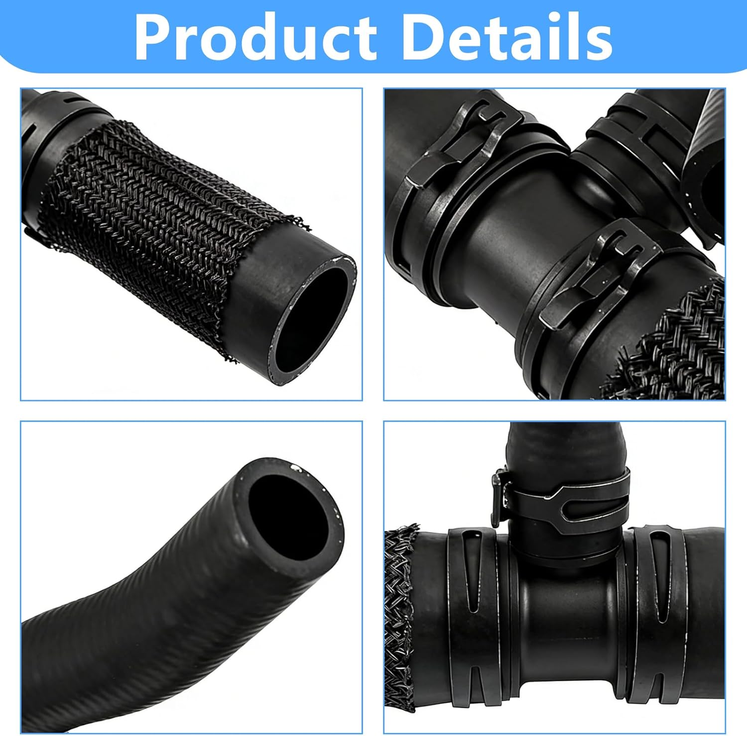 68092560AC Upper Radiator Coolant Hose Compatible with Dodge Dart 2013-2016 Replace 68092560AC Engine Cooling System Upper Hose