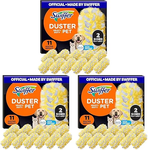 Miniatura 19 de Swiffer Recambios para plumeros resistentes para mascotas, plumeros multisuperficie 360 con protección contra olores Febreze, 11