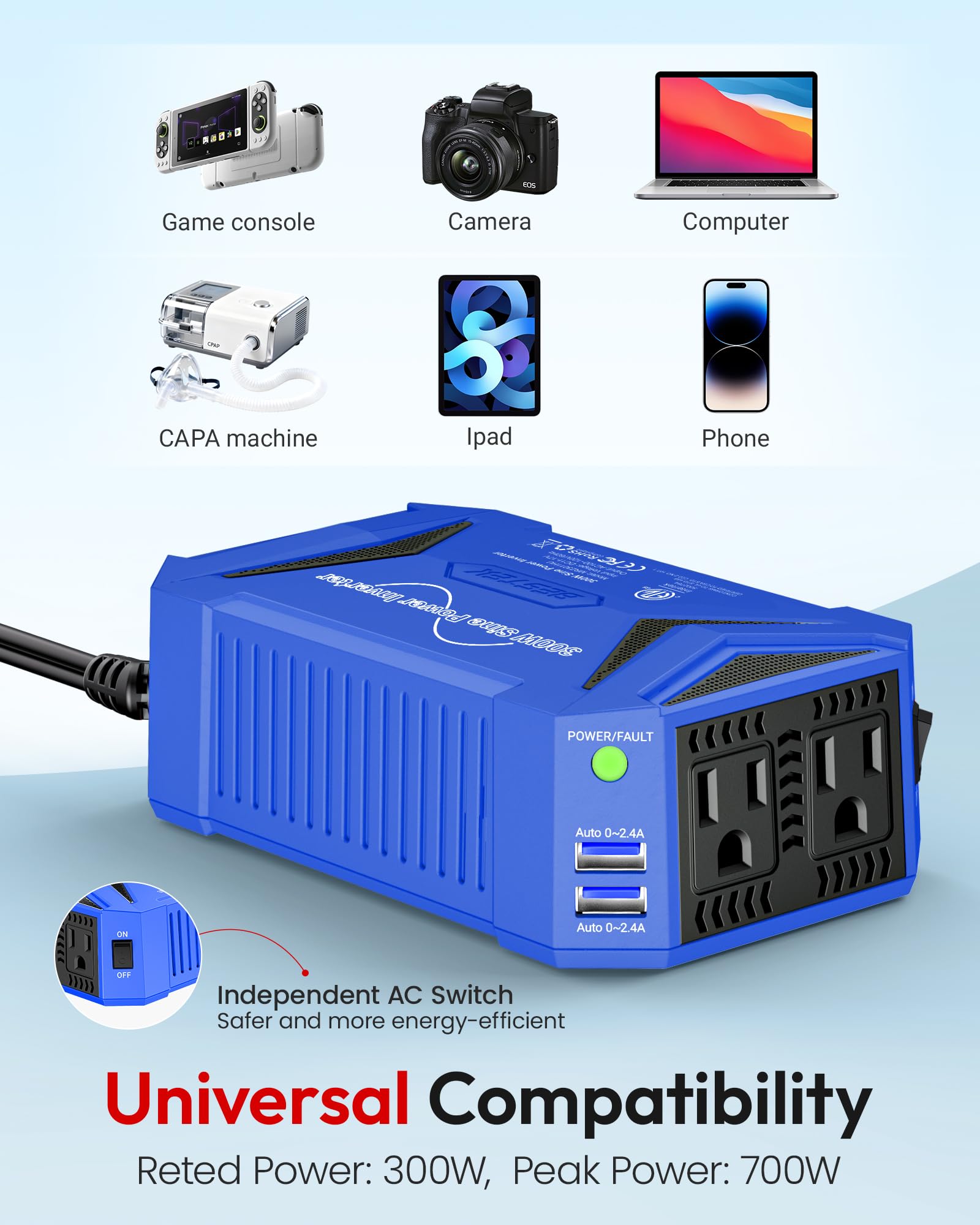 cigarette lighter pure sine wave inverter Amazon.com: BESTEK Pure Sine Wave Power Inverter - 300W Car Plug in Charger  Outlet DC 12V to 110V AC
