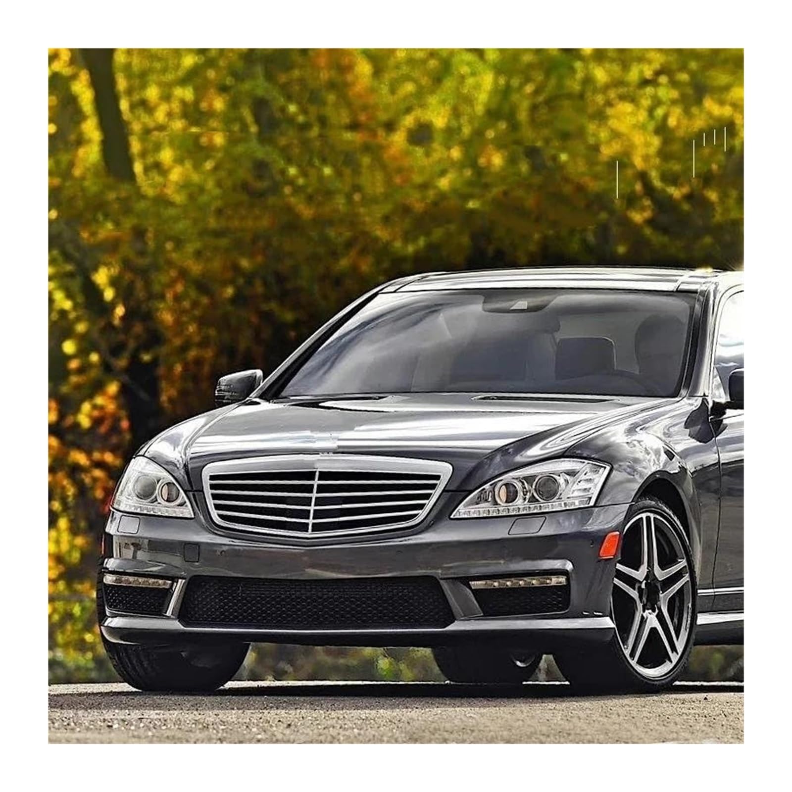 Dynamiczny kierunkowskaz dla Benz klasy S W221 (2006-2008) światło do jazdy dziennej z przodu blok optyczny