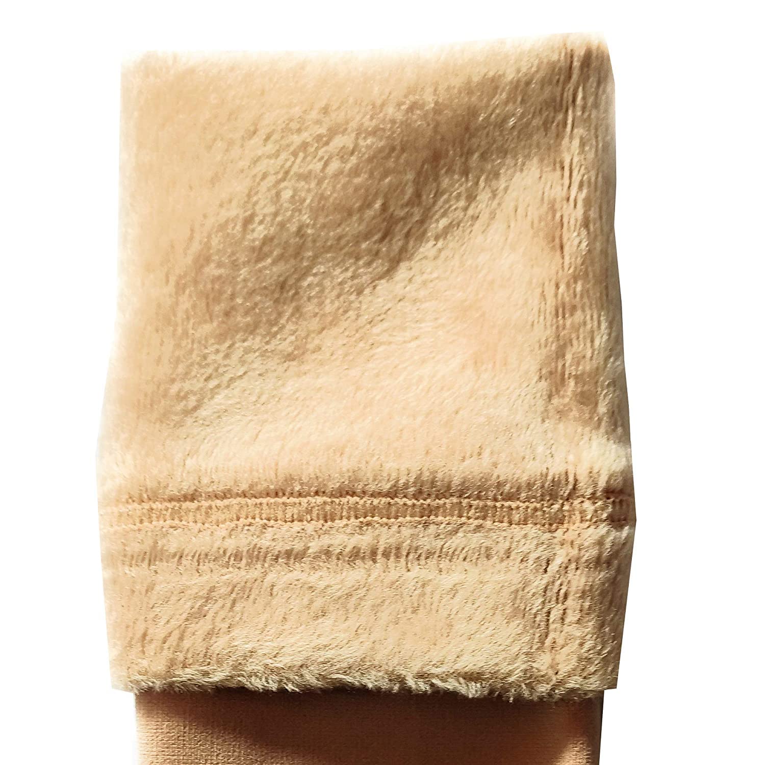 Glus Unisex Fleece Inside Winter Socks Winter fur Socks, Pack of 1 Pair (Skin, 1 PAIR) 4
