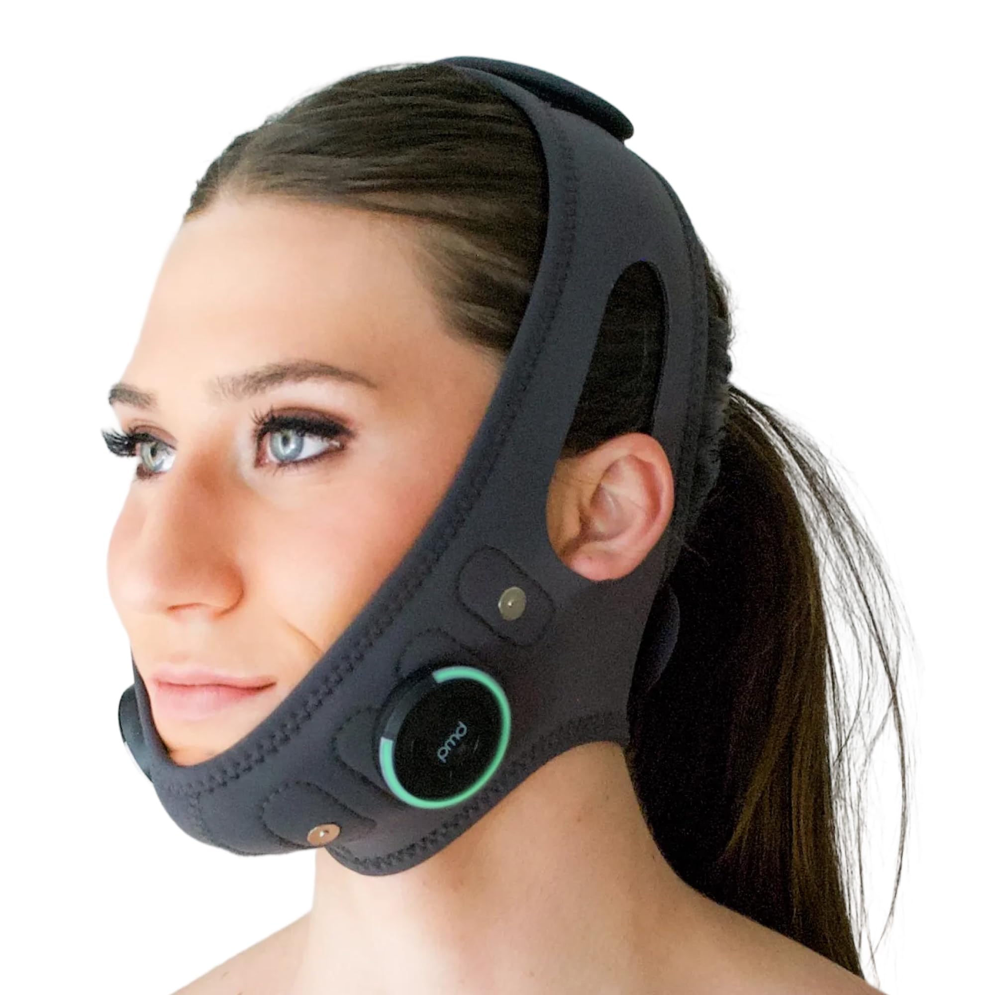 Photo 1 of PMD Beauty SMAS Lifting Massage Band - Premium Compression Band with Hands-Free Facial Toning and Contouring Technology