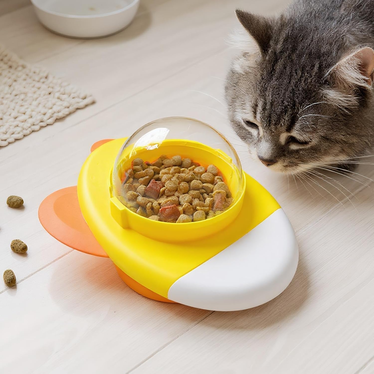 Cat Treat Dispenser,Rotatable Leakage Feeder Toy for Pet,Cat Puzzle Slow Feeder - for Boredom Relief Exercise Apartment Home Indoor Outdoor Enrichment Playtime Backyard