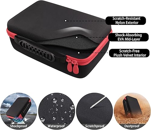 Miniatura 8 de Funda de almacenamiento de protección compatible con NOCO Boost X GBX55 UltraSafe Jump Starter Paquete de refuerzo de batería de litio y accesorios