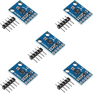 ACEIRMC 5pcs GY-273 QMC5883L 3-Axis Compass Magnetometer Sensor Board Module IIC/I2C for Arduino 3-5V Power High Accurancy