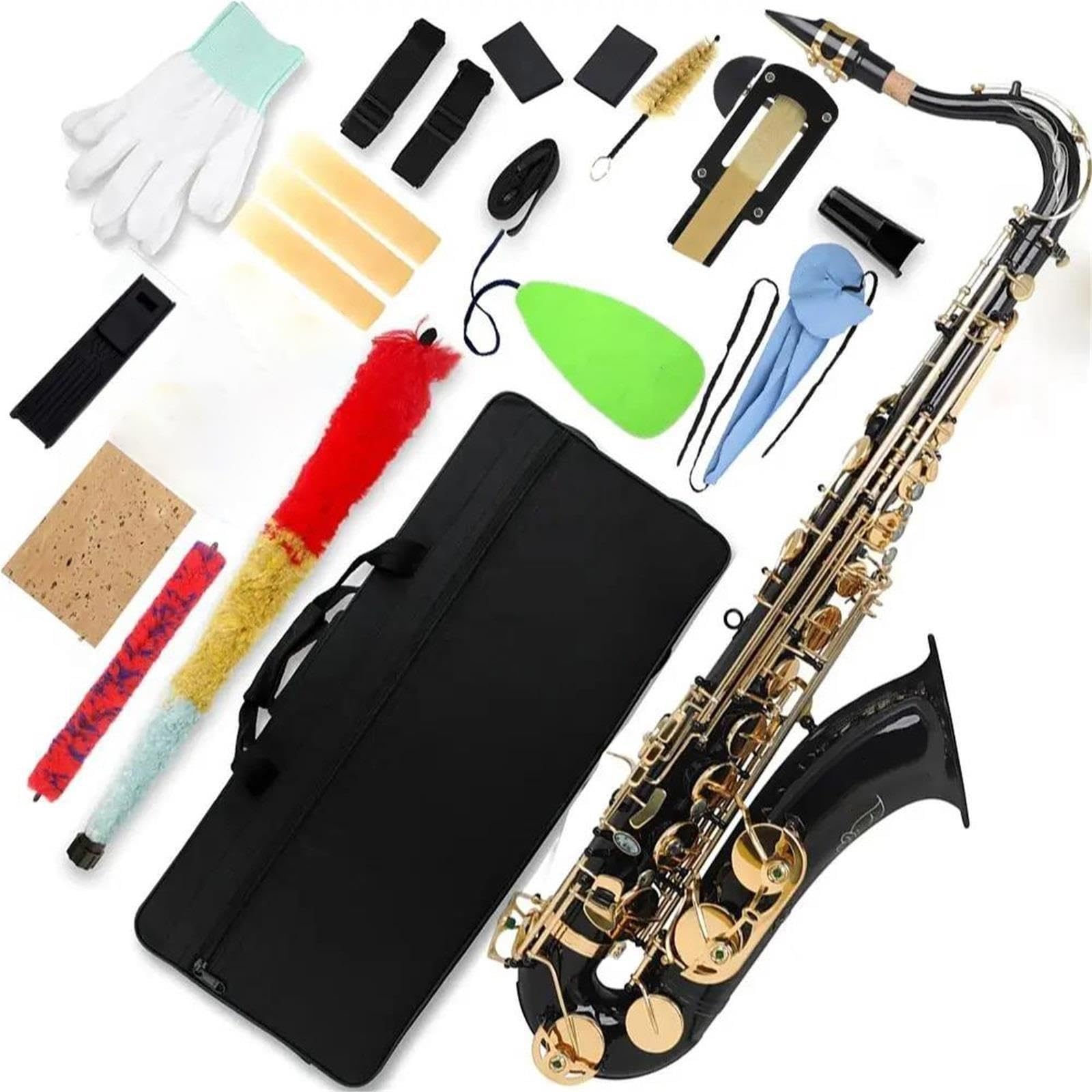 Saxofón Tenor Sib Intérprete Negro Oro