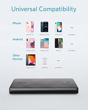 [新品] Anker Power Bank 10000mAh USB-C Amazon.com: Anker Portable Charger, USB-C Portable Charger