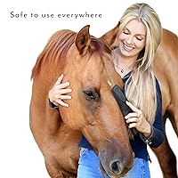 Vista 2 de StripHair Gentle Groomer - Original para caballos perros masaje de aseo 6 en 1