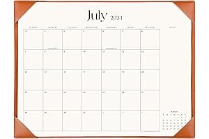 Cabbrix Large Desktop Calendar 2024-2025, Abundant Space Management and Comprehensive Year-Round Plan