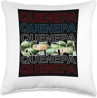 quenepa fondo negro Throw Pillow