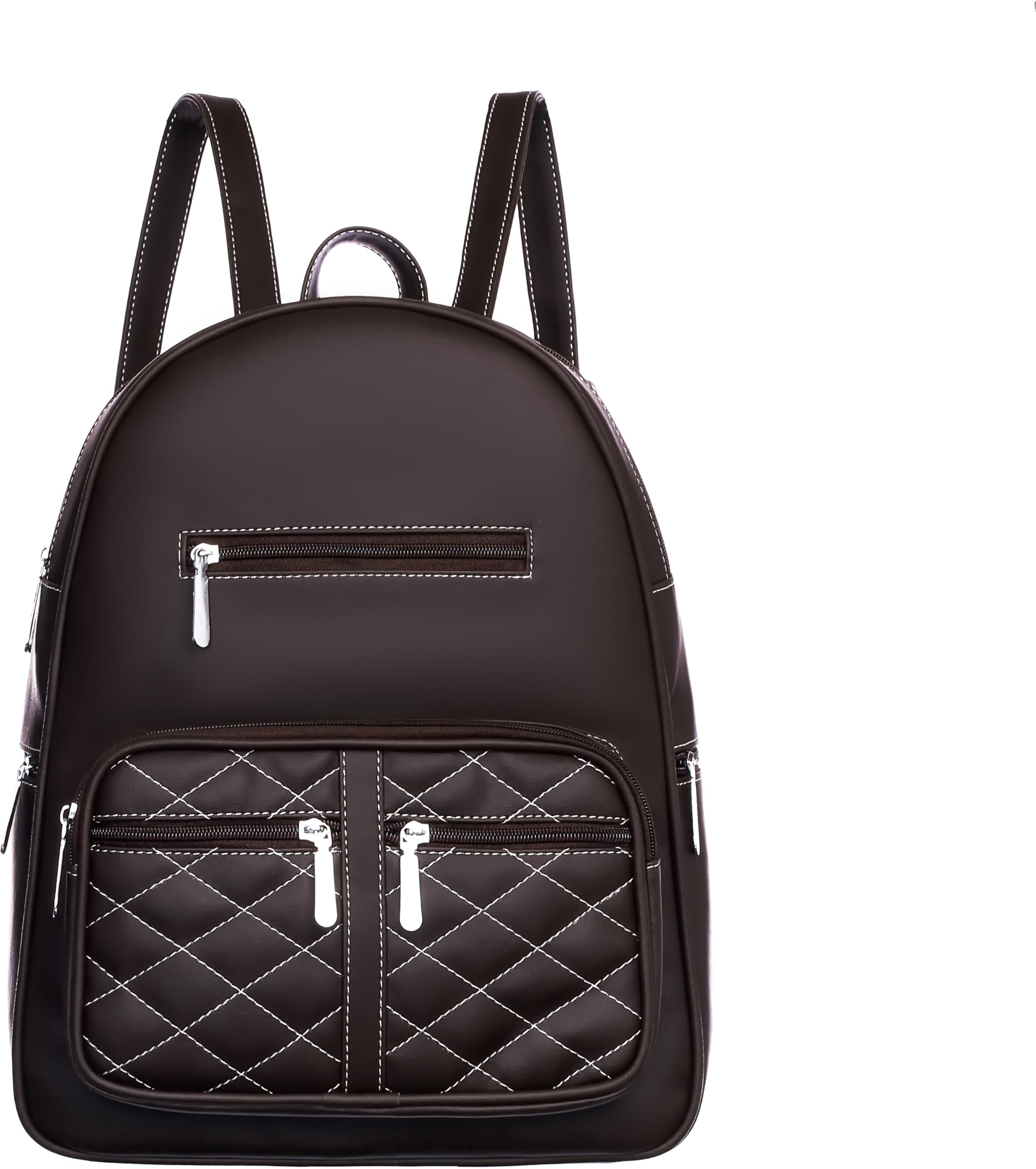 Vegan Leather 2 Compartment Water Resistant Stylish Fashion Ladies Backpack I School Bag I Student Backpack I College Bag I Women Trendy Travel Bag-01-picture-26
