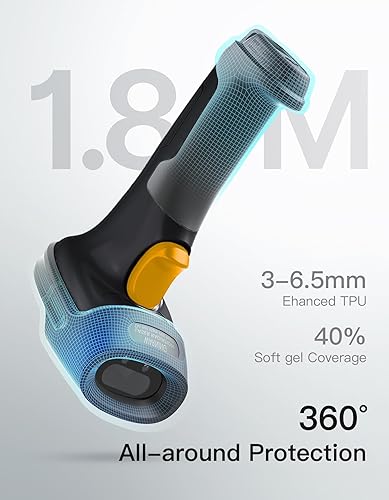 Miniatura 5 de Inateck Escáner de código de barras 2D, escáner de código QR inalámbrico Bluetooth con aplicación AI y SDK, duración de la batería de 180 días,