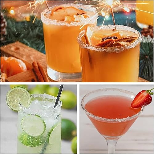 Miniatura 3 de Margarita - Rimmer de sal de 3 niveles, para barman de azúcar, sal y azúcar, para beber, cócteles, sal y margarita