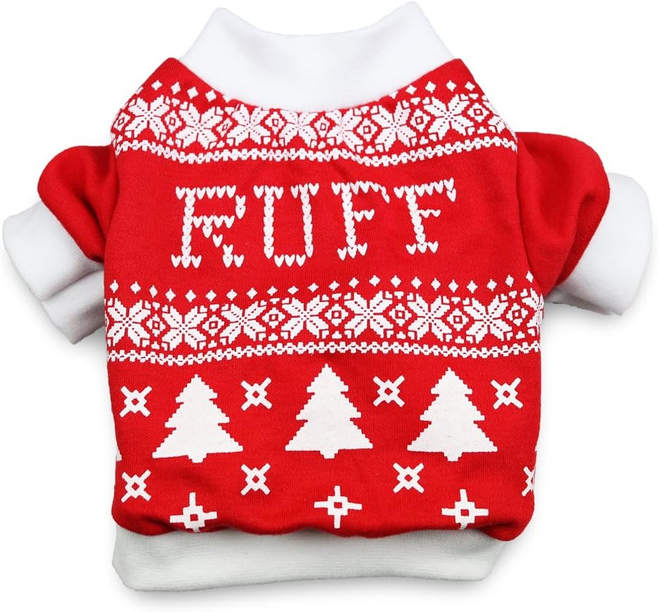 DroolingDog Pet Dog Christmas Shirt Dog TShirt Xmas Dog