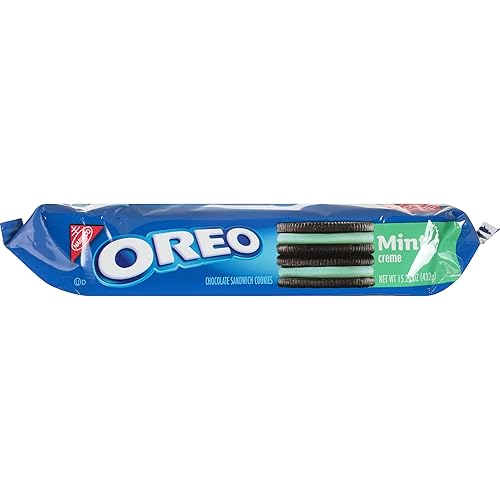 Miniatura 13 de OREO Galletas sándwich de chocolate con crema de menta, 15.2 onzas