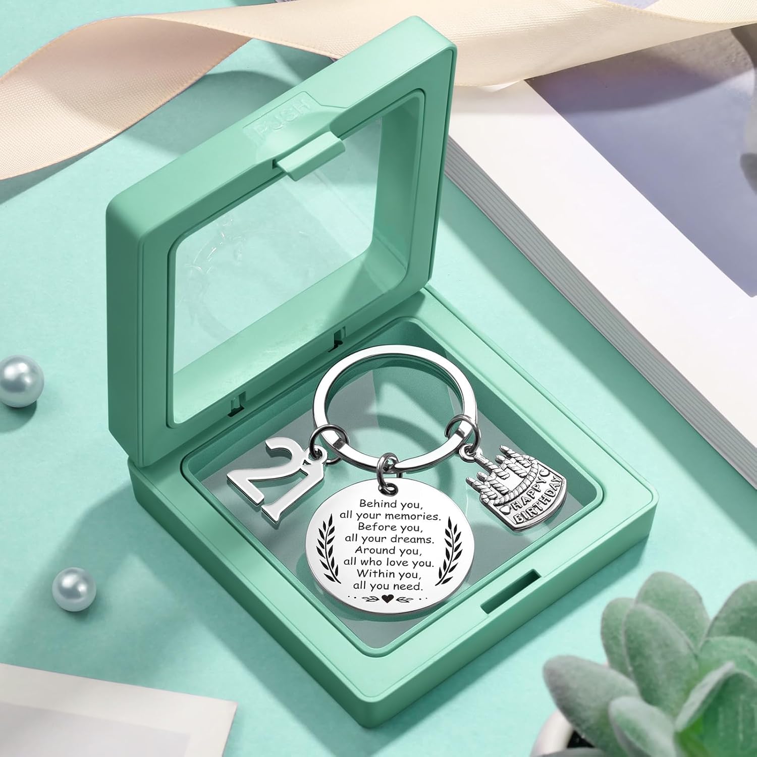 MAYICIVO 21st Birthday Gifts for Her Women, Cool Fabulous Gift for 21 Year Old Female Best Gift Ideas Happy 21st Birthday Gifts Baskets for Women Her Sister Friends Daughter Girlfriend - Image 3