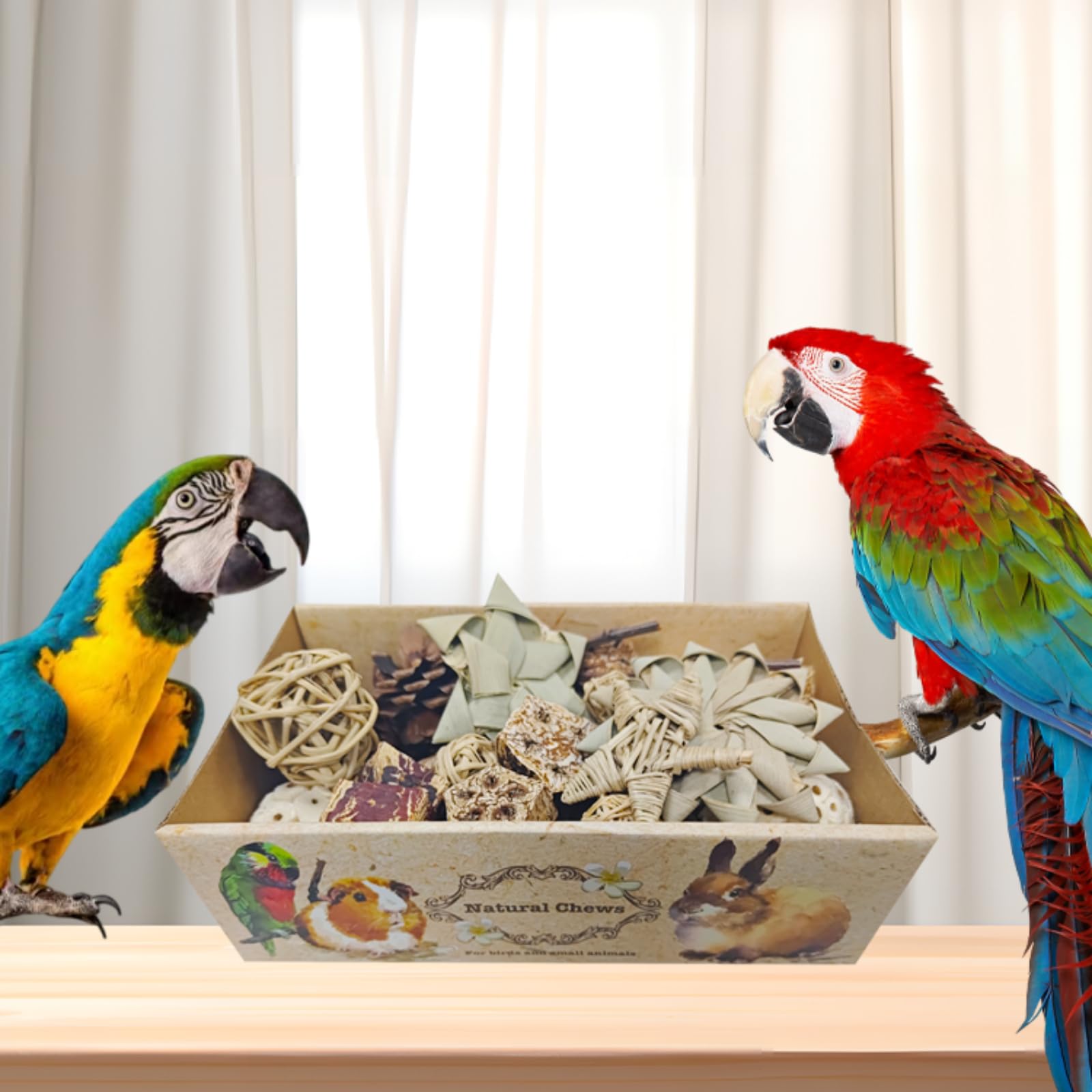 Bird Toys Bird Toys Box Bird Foraging Toys Bird shredding Toys Budgie Toys Conure Toys Cockatiel Toys Parrot Toys Parakeet Toys Bird cage Accessories Cockatiel Budgie Parakeet Conure African Grey - image 5