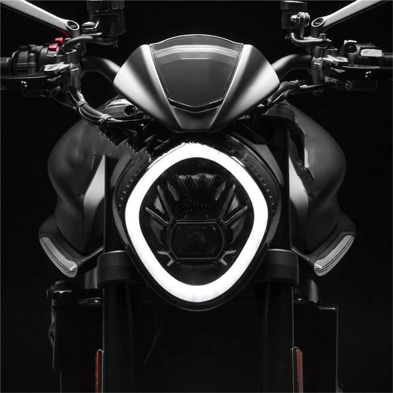 Cúpulas Y Parabrisas para Motocicleta para Ducati para Monster 950/937 (2021-2024) Delantero Deflector De Viento con Soporte Deflector de Viento para Parabrisas