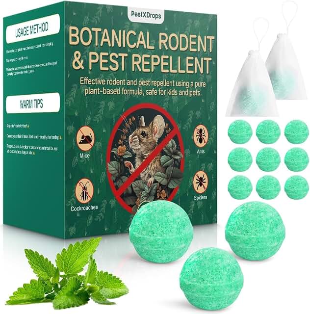 Rodent Mouse Repellent Peppermint Oil Moth Balls