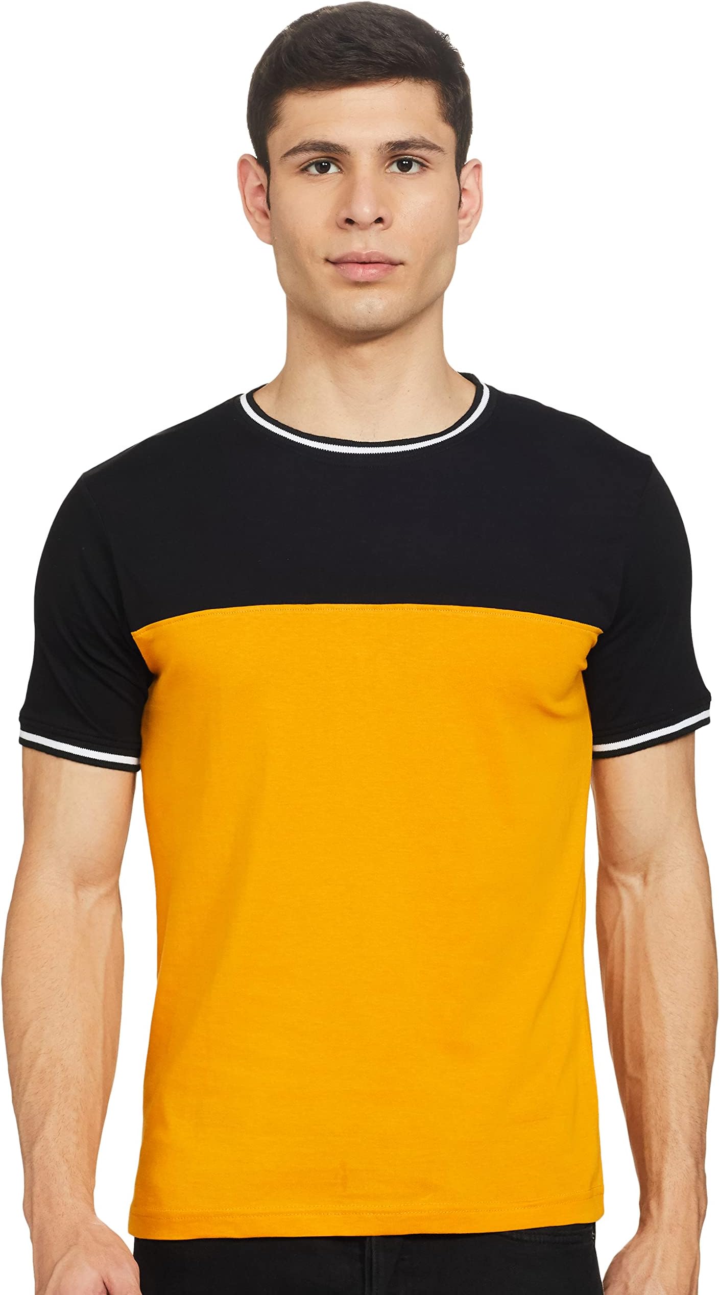 Amazon Brand - SymbolMen's Solid Regular Fit T-Shirt