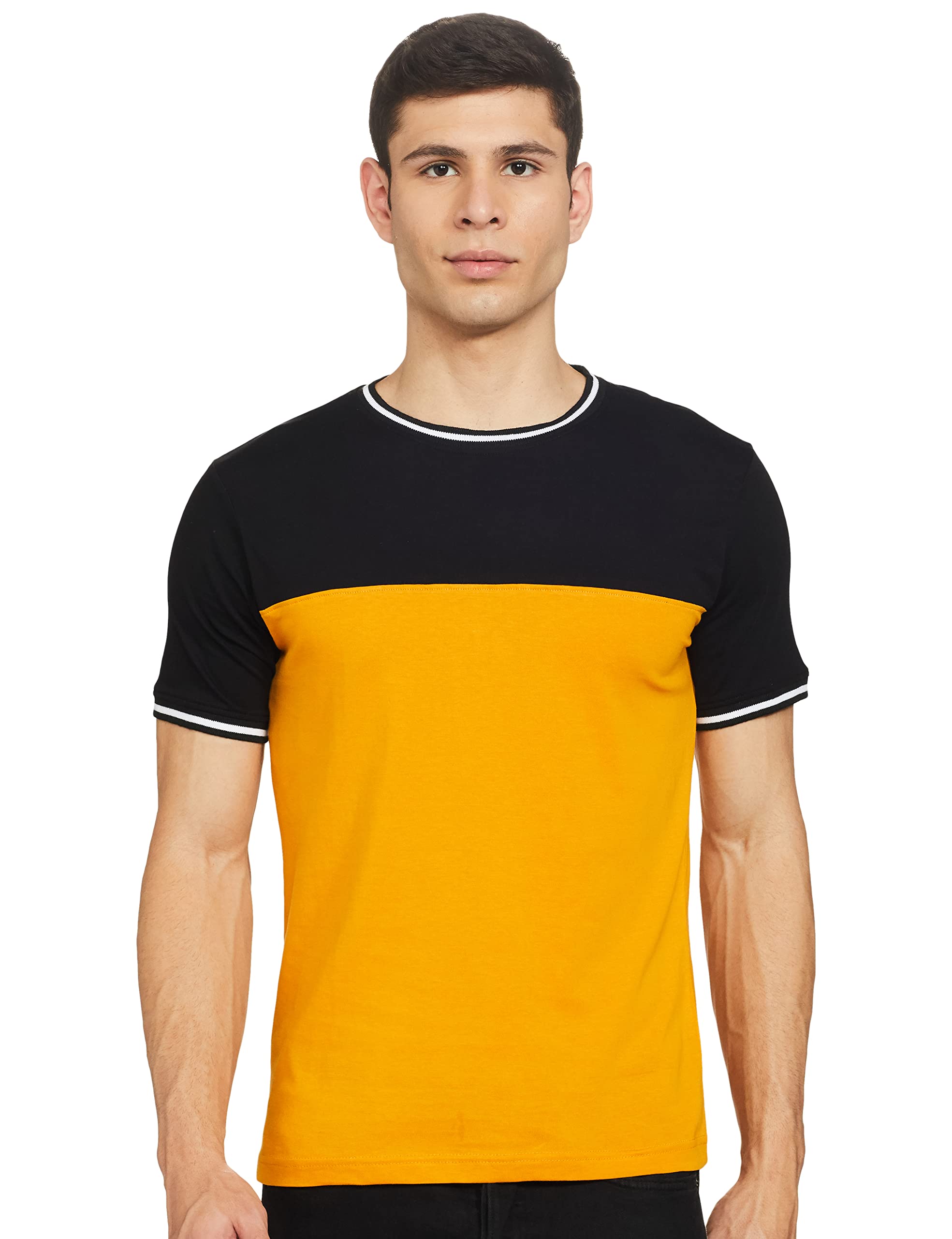 Amazon Brand - SymbolMen's Solid Regular Fit T-Shirt