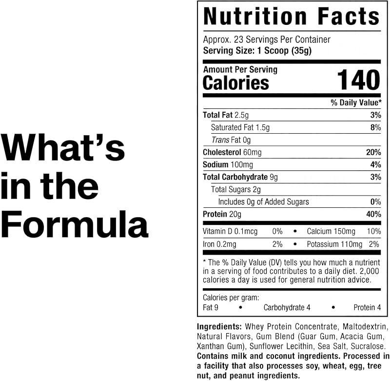 MuscleTech Grass-Fed Whey Protein Powder - Deluxe Vanilla, 1.8LB image 6
