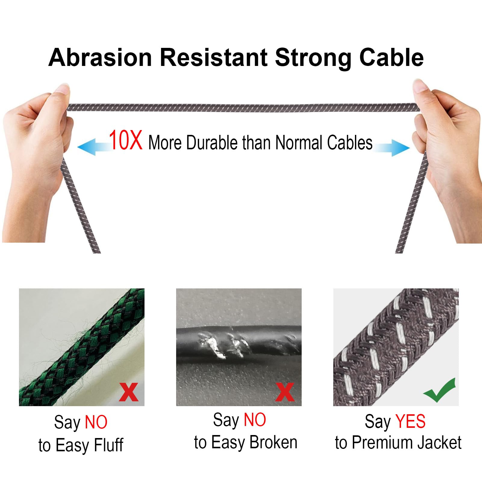 XLR-Mikrofonkabel, 3 m, 8 Packungen, 3-polig, XLR-Stecker auf Buchse | 22 AWG; 8-farbcodiert; ausgewogen; Rauschunterdrückung Premium für Mikrofon, Heimstudio-Aufnahmen, DJ; abgeschirmt