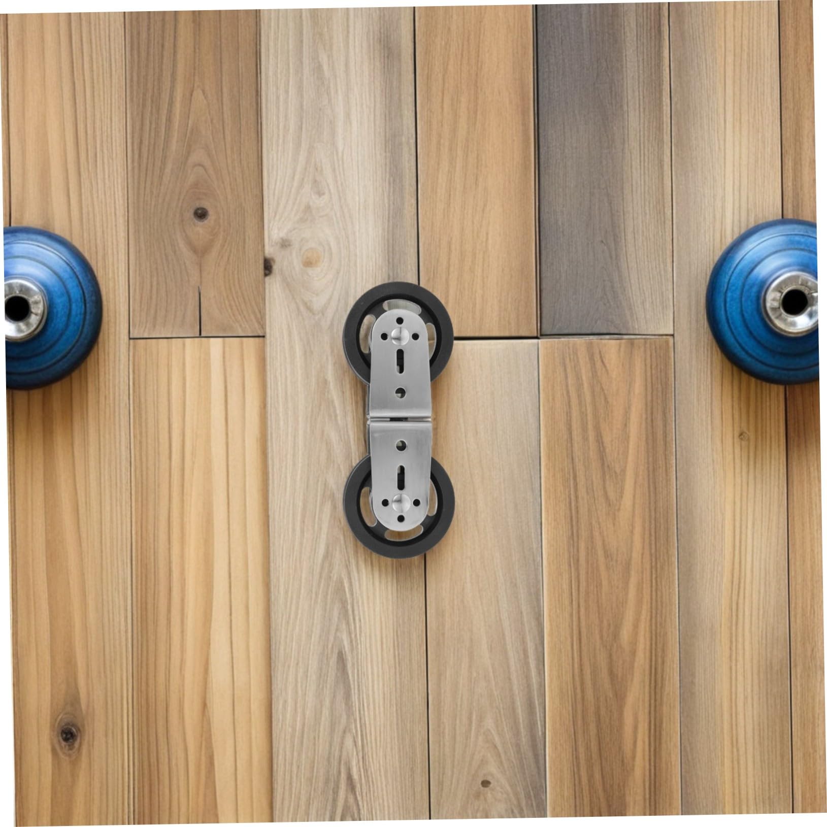 Sosoport 2 Piezas Polea Doble Giratoria de Plástico Resistente para Equipos de Gimnasio Rodamiento Silencioso Compatible con Sistemas de Poleas para Entrenamiento de Fuerza Casa