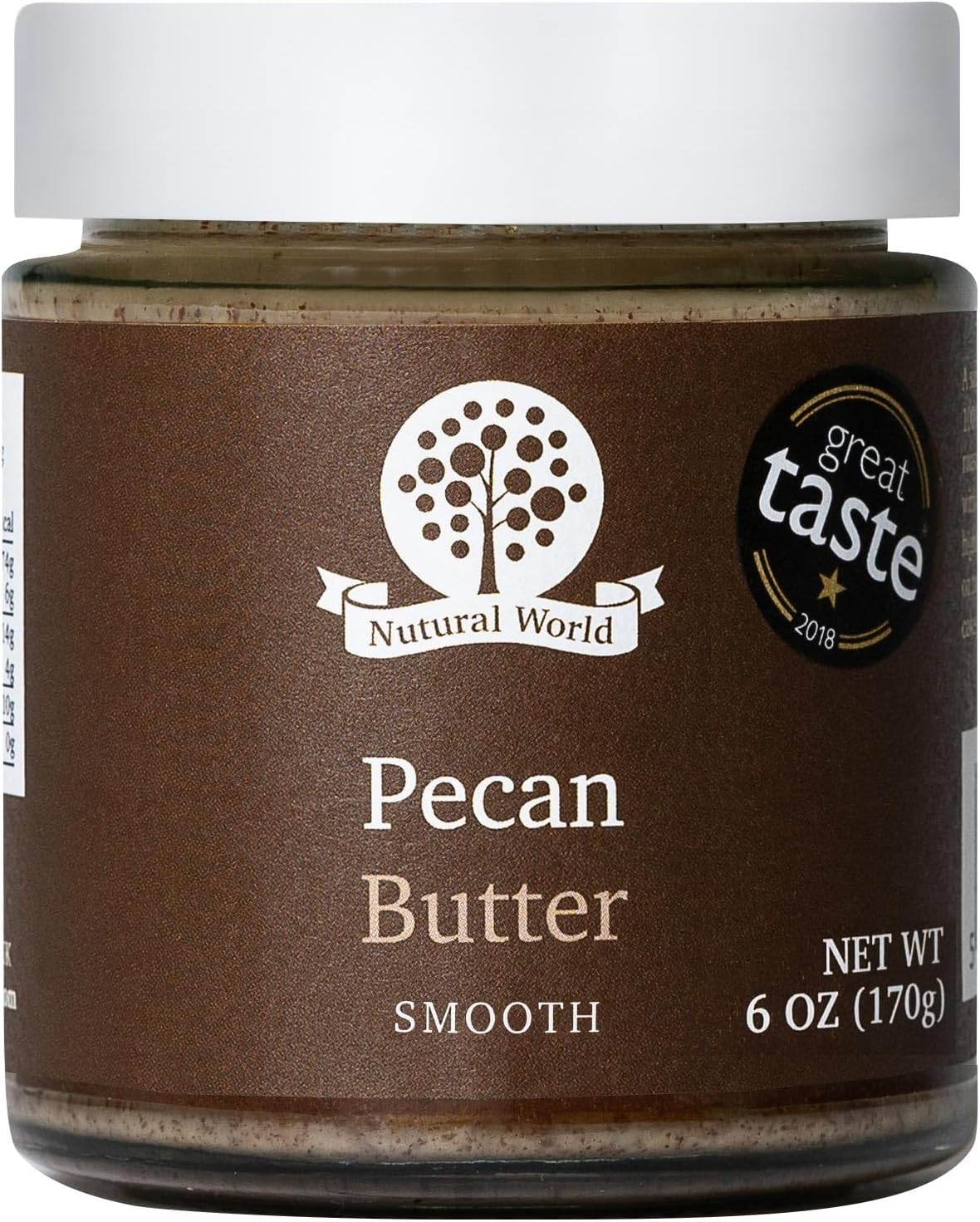 Smooth Pecan Nut Butter 6 Oz (170g) - 100% pure single ingredient