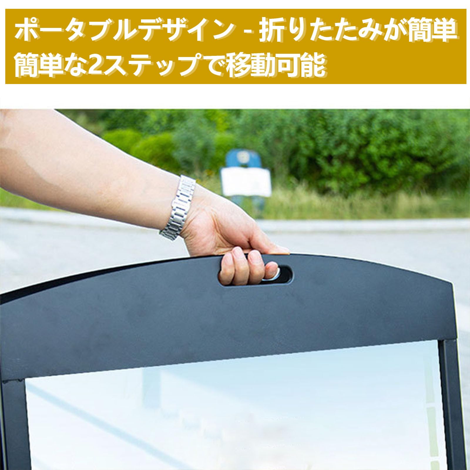 Amazon | A型看板 立て看板 ウェルカムボード 黒板ボード パネル