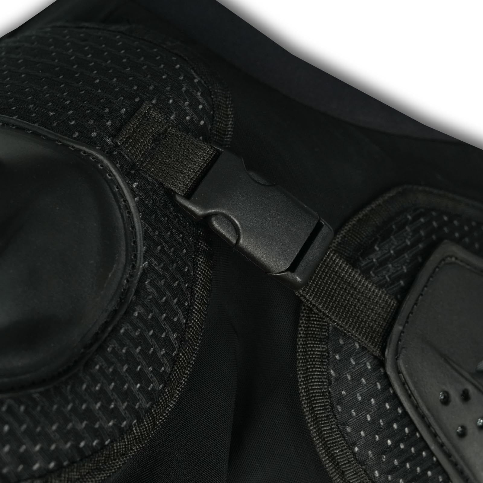 Leatherick Chaqueta protectora para motociclistas: armadura completa con protector de pecho para hombres y mujeres. Ideal para motocross, cuatrimotos y otras actividades todoterreno. Equipada para mot