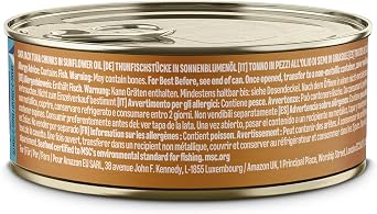 by Amazon MSC Skipjack Tuna Chunks in Sunflower Oil, 4x145g