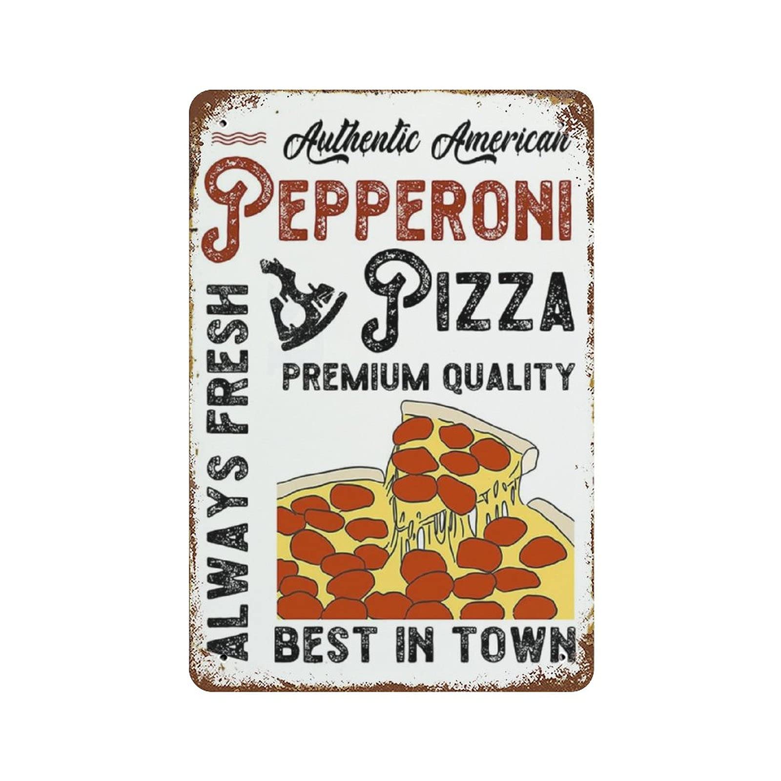 Fast Food Shop Retro Metal Plaque Vintage Great Aluminum Tin Sign Wall Decoration 11.8"x7.9"