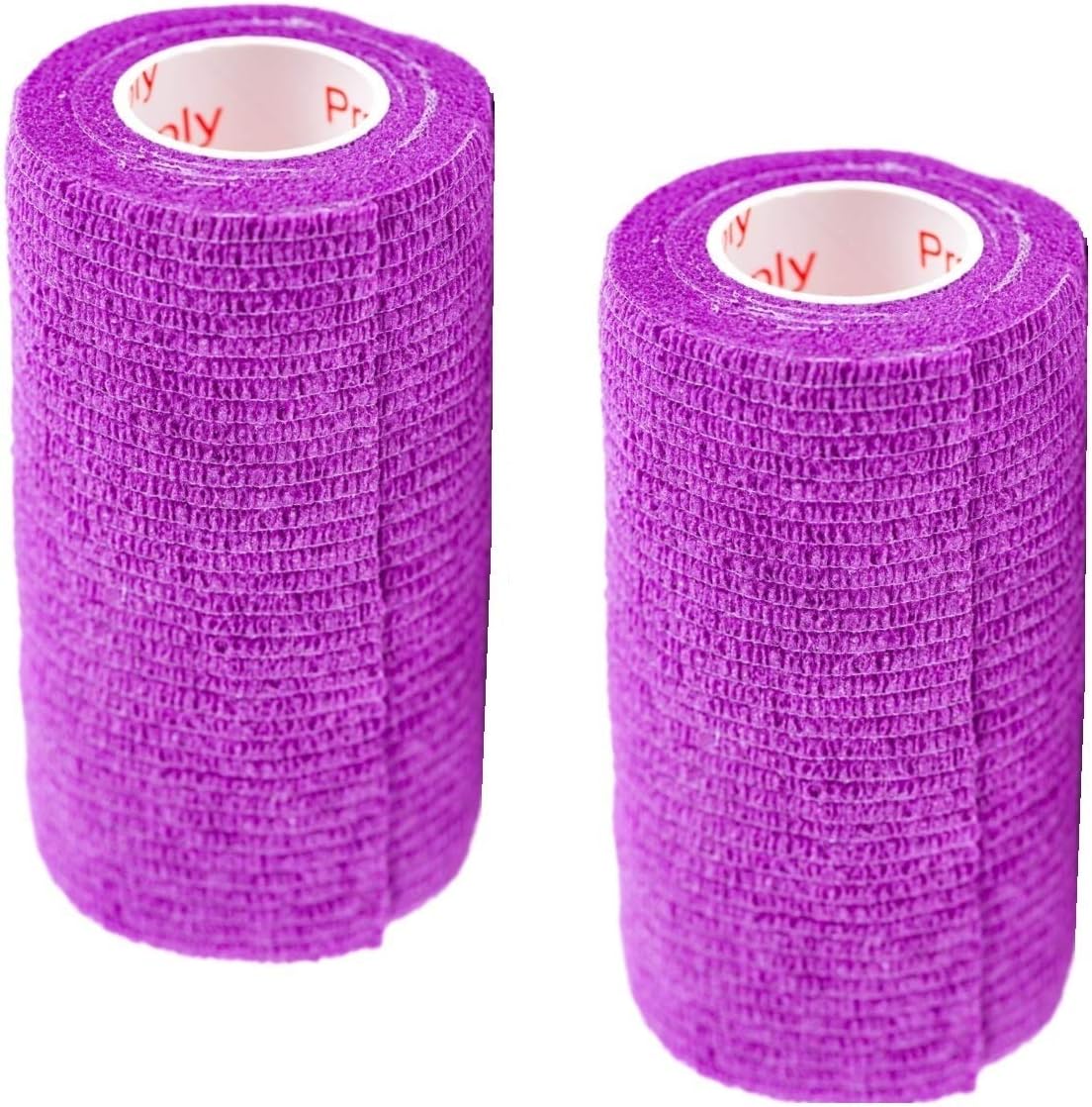 Vet Wrap Tape (Purple) (2 Pack) (2 Inch x 15 feet) Self