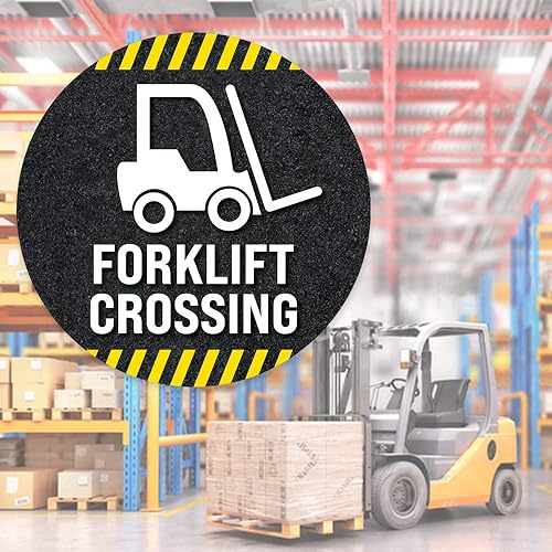 Miniatura 2 de Adhesivo para suelo de carretilla elevadora (Cruce de carretilla elevadora, 15.0in)
