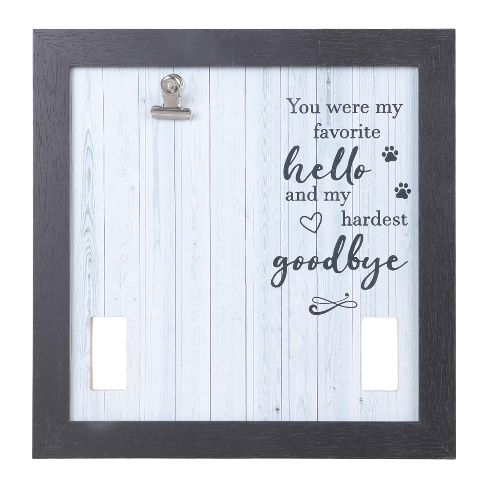 ZBIianxer Pet Picture Frame Memorials Dog Memorials Sentiment Collar Remembrance Sympathy Loss Home Decorations Pet Memory